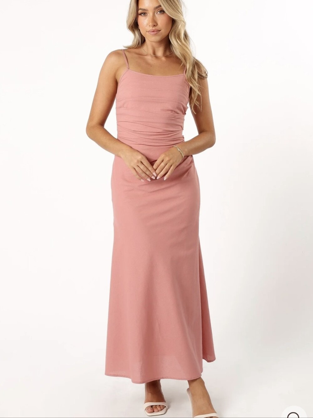 Petal & Pup Pink Axel Maxi Dress Sz M BWT
